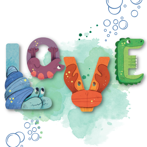 Moulin Roty Holz Buchstaben