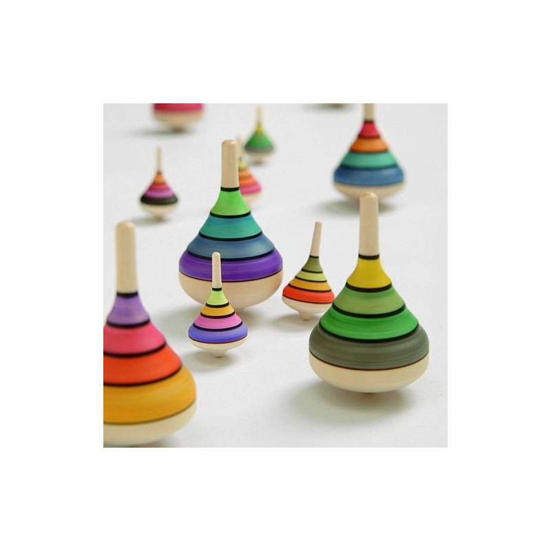 Lot de 6 toupies animaux - Ulysse - Les jouets en bois