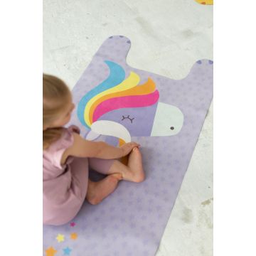 Kinder-Yogamatte Emmi das Einhorn, Yogitier® 