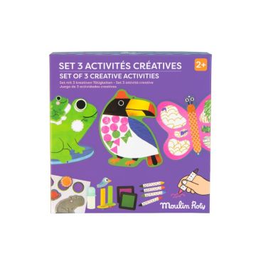 Multi Aktivitäten Set, Bastel Set, Les Toupitis, Moulin Roty
