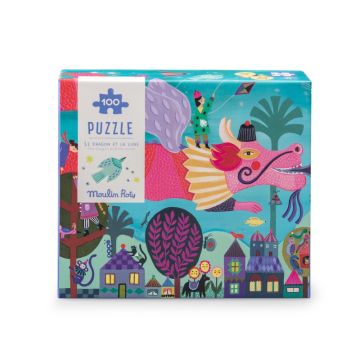 Puzzle 100 Stk., Les Comètes Filantes, Moulin Roty