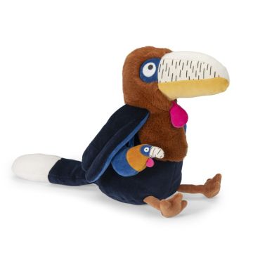 Grosser Aktivitäten-Hornvogel Litchi, La forêt Mawa, Moulin Roty