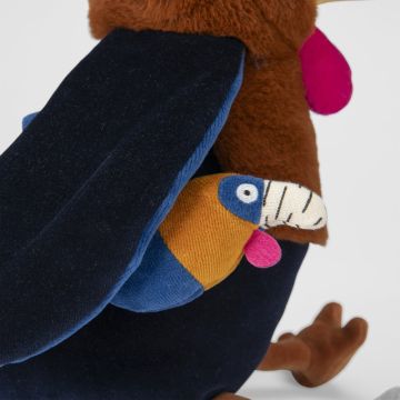Grosser Aktivitäten-Hornvogel Litchi, La forêt Mawa, Moulin Roty