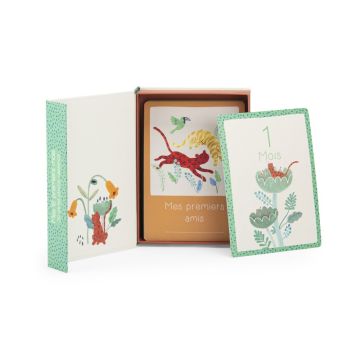 Karten Meine ersten 12 Monate FR, La forêt Mawa, Moulin Roty