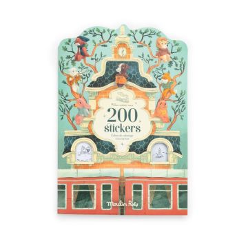 Livre de coloriage avec autocollants, 20 pages, La bande à Jojo, Moulin Roty