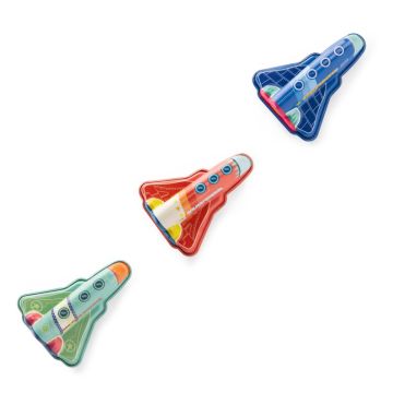 Metall Rakete grün, Les Petites Merveilles, Moulin Roty