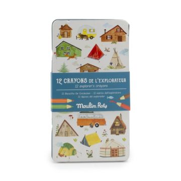 12 Buntstifte Der Entdecker, Le Jardin du Moulin, Moulin Roty
