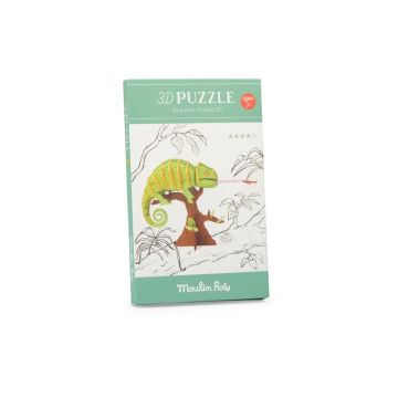 3D-Puzzle Chamäleon,Tout autour du monde, Moulin Roty