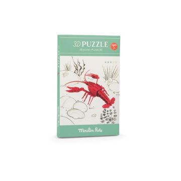 3D-Puzzle Flusskrebs,Tout autour du monde, Moulin Roty