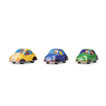 Metallauto gelb, Les Jouets Métal, Moulin Roty