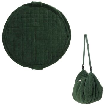 Noomad Soft, Krabbeldecke und Tasche, soft Evergreen Teddy, Play&Go