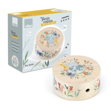 Trommel Cajon Tiere der Welt, Sarah Betz, Vilac