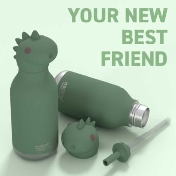 Trinkflasche Bestie Bottle, Dino Cillian,asobu