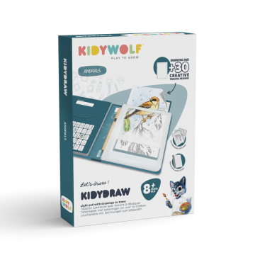 Leuchtende Designtafel, Tiere, Kidywolf