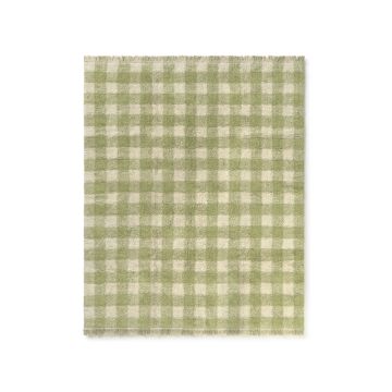 Teppich Vichy Matcha, waschbar 150x180 cm, Swan Lake, Lorena Canals