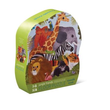 Silhouettenpuzzle 36tlg Dschungelfreunde, Crocodile Creek