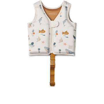 Dove Swim Vest, 11-15kg, Sea creature / Sandy,LIEWOOD