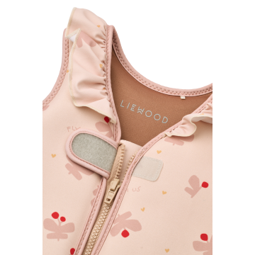 Dove  Swim Vest w Frill,Butterfly /Apple blossom, 11-15kg, LIEWOOD