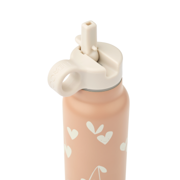 Falk Water Bottle 350 ml,Sweethearts / Pale tuscany,LIEWOOD