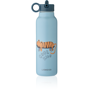 Falk Water Bottle 500 ml,Tiger / Beach blue,LIEWOOD