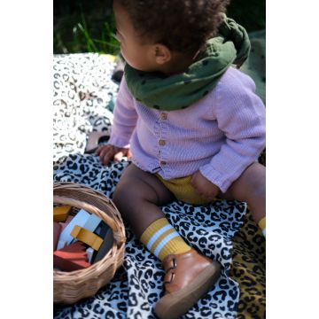 Swaddle M Bianca, cœur kaki, Rose in April