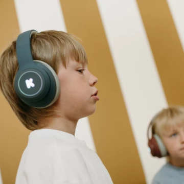 K-ears Headphones,blue, Kidywolf