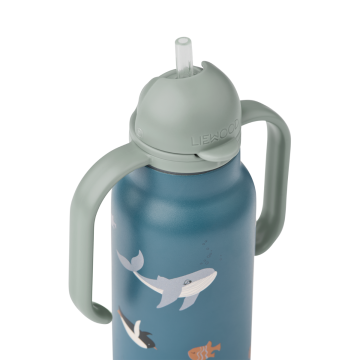 Kimmie Water Bottle 250 ml,Arctic Sea /  Ocean view,LIEWOOD