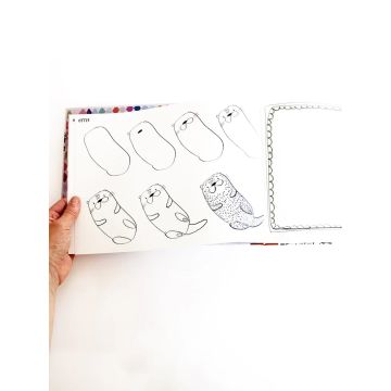 Aquarellier mit mir mein Krummtier 2.0, Halfbird 