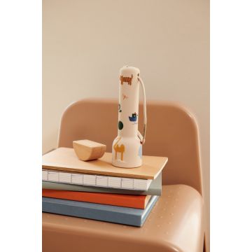 Gry bedruckte Taschenlampe, Around the world, Sandy, LIEWOOD