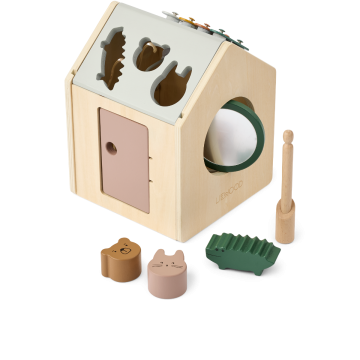 Lucas Activity Cube, Tuscany Rose Multi Mix, LIEWOOD