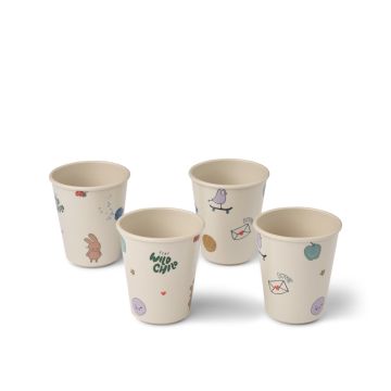 Lot de 4 tasses Lana, Tamtam Sandy, Liewood