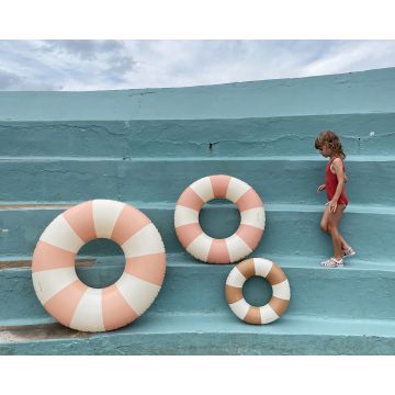 Sally Swim Ring  peach daisy 90cm, Schwimmring, Petites Pommes