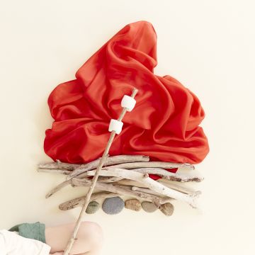 Playsilks - Seidentücher zum Spielen und Dekorieren, Red, Sarah's Silks