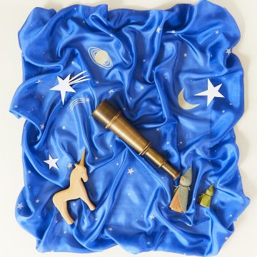 Enchanted Playsilks - Seidentücher zum Spielen und Dekorieren, Sternennacht, Sarah's Silks