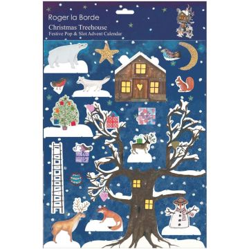 3D-Adventskalender, Treehouse blau, Roger la Borde
