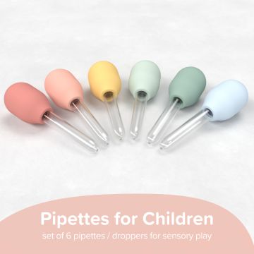 Droppers Multicolor, Sandspielset Pipette mehrfarbig, Inspire My Play