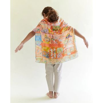  Seek ans Find - Foulards en soie pour jouer et décorer, maison de poupées, Sarah's Silks