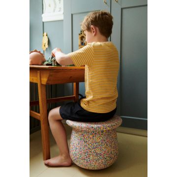 Stapelstein® Dynamic small super confetti, Kinderhocker-Set für Balance & Bewegung