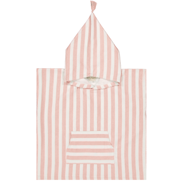 Hellrosa Poncho, 4-6 Jahre (M), Rose in April