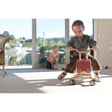 Wishbone Flip, Lauflernwagen, vintage rot