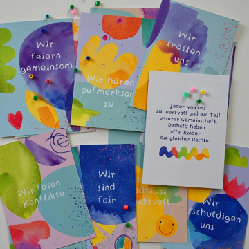 Affirmationskarten für Familien, Schulklassen und Kitas, Frau Ottilie