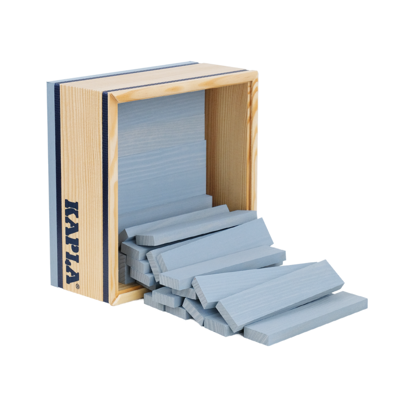 Box mit 40 Kaplas, grau