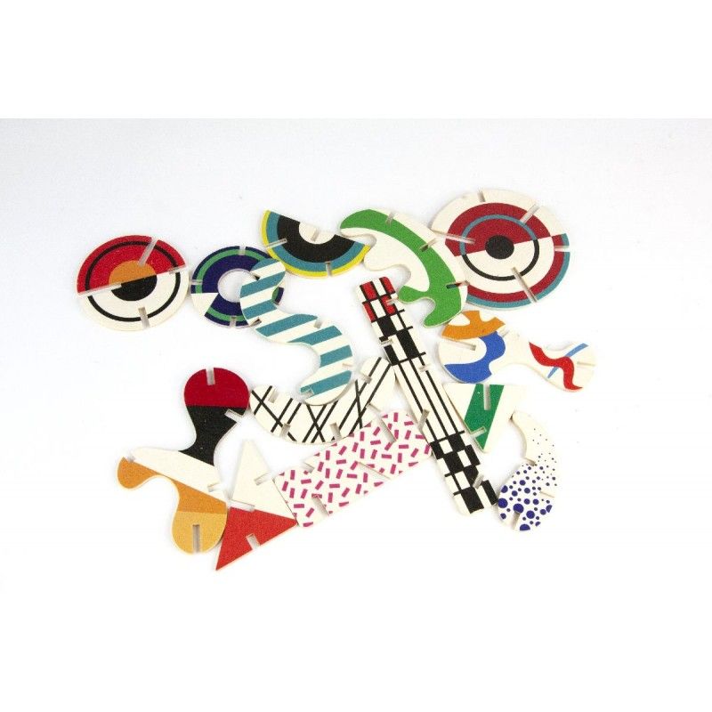 Abstract Art Puzzle, Bajo