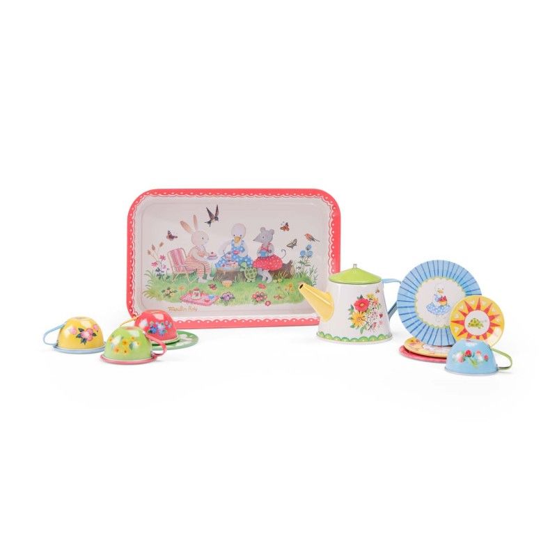 Tee Service metall, La Grande Famille, Moulin Roty