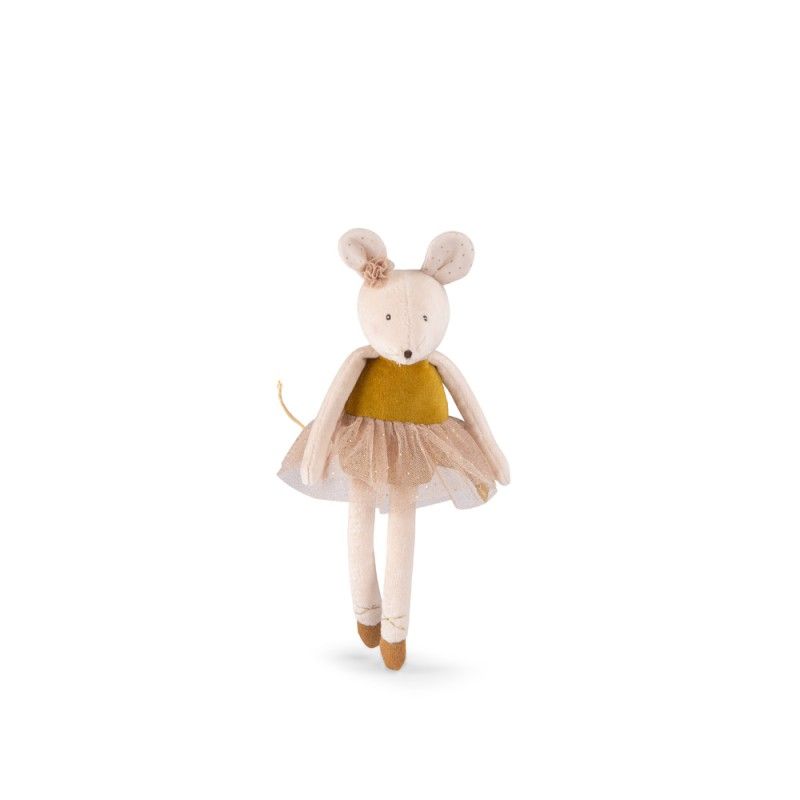 Plüschmaus golden, La Petite Ecole de Danse, Moulin Roty