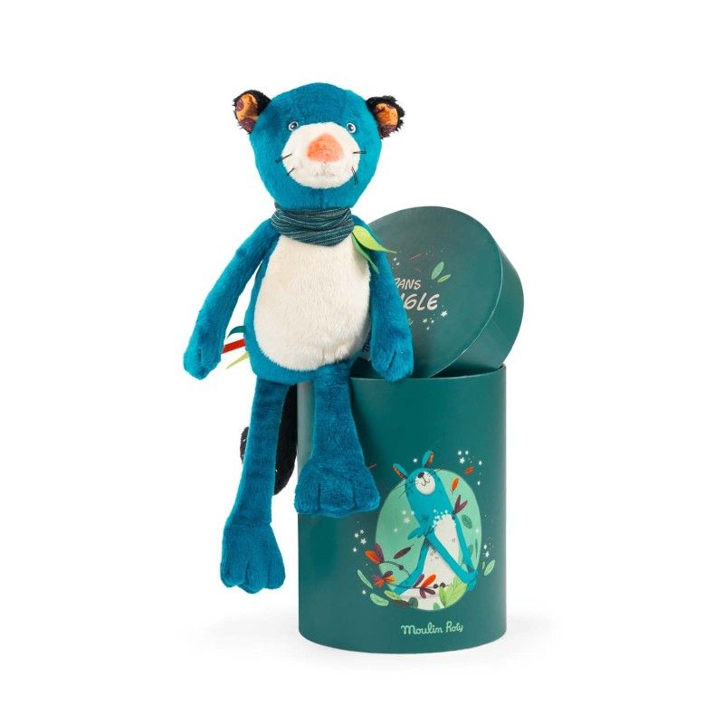 Plüschtier Panther Zimba in Dose, Dans la Jungle, Moulin Roty