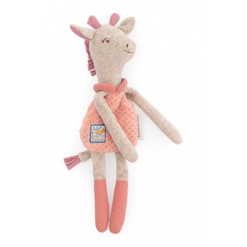 Doudou-hochet girafe, Sous mon baobab, Moulin Roty