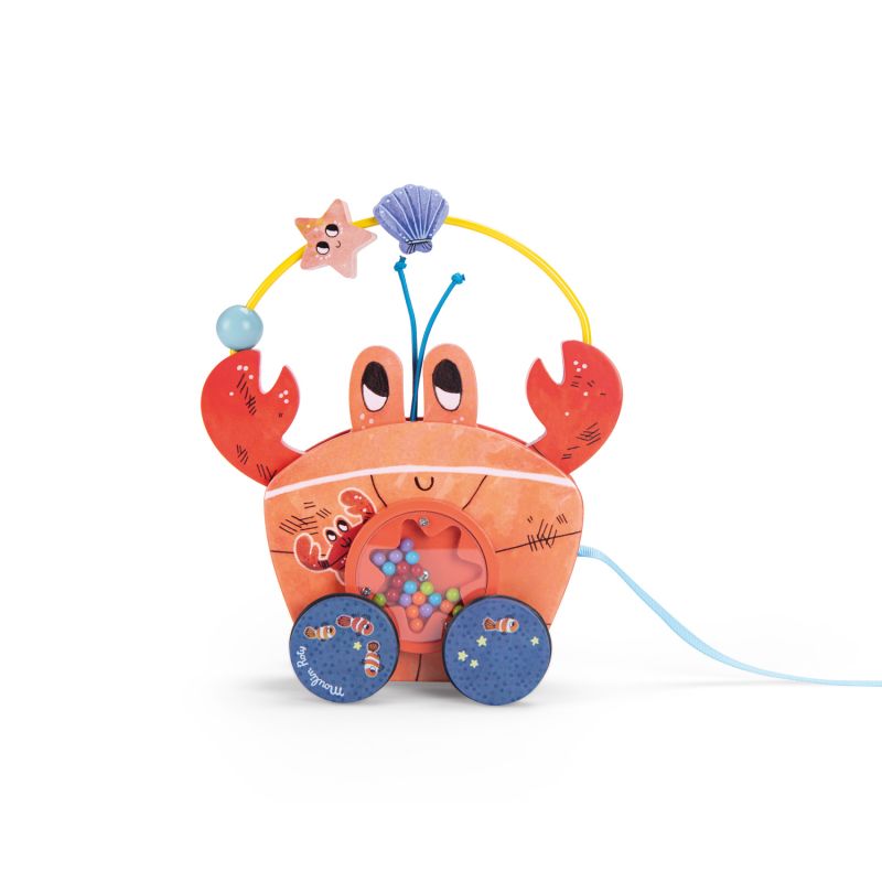 Krabbe zum Ziehen, Les aventures de Paulie, Moulin Roty