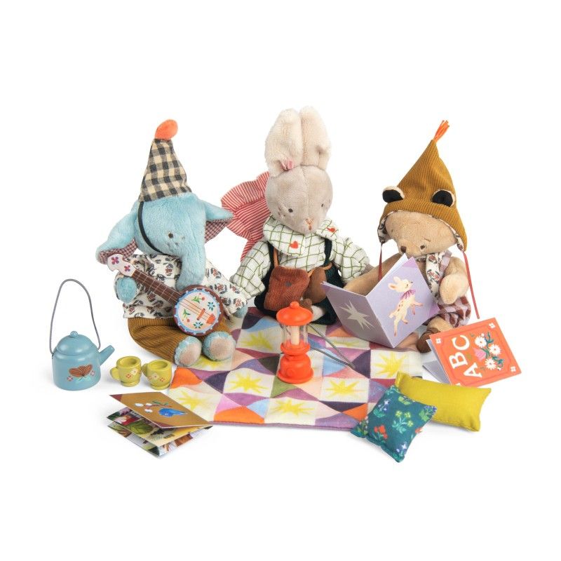 Set Geschichtenecke, Les Minouchkas, Moulin Roty