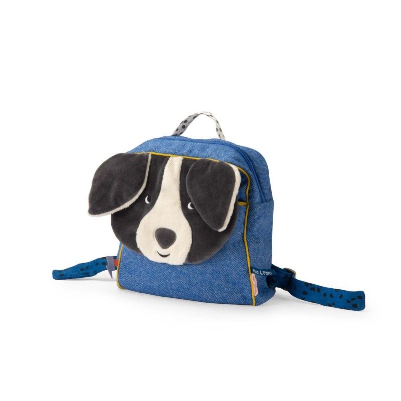 Rucksack Hund blau, Puce & Pilou, Moulin Roty